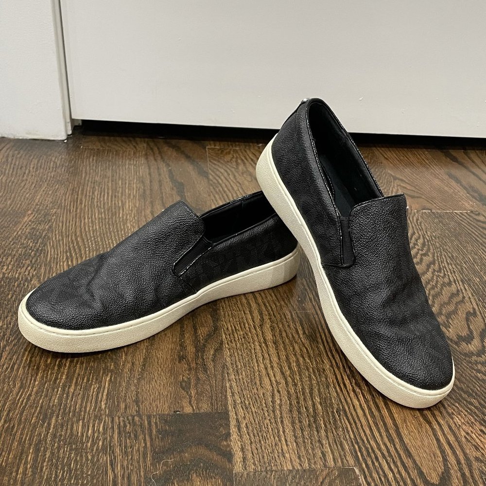 Michael Kors Black Slip On Sneaker Size 8